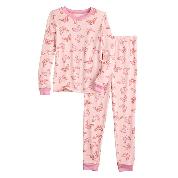 Girls 4-10 Cuddl Duds Pajama Set