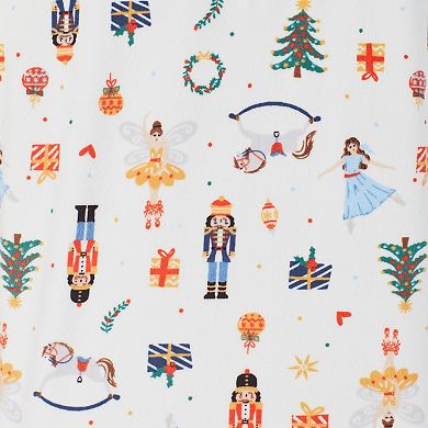 Women's Cuddl Duds® Velour Fleece V-Neck Pajama Top and Banded Bottom Pajama Pants Sleep Set