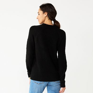 Women's Croft & Barrow® Cozy Crewneck Sweater