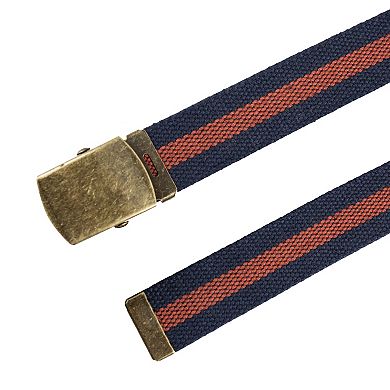 Men's Sonoma Goods For Life® Military Slide Buckle Fabric Belt