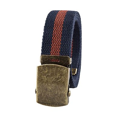 Men's Sonoma Goods For Life® Military Slide Buckle Fabric Belt