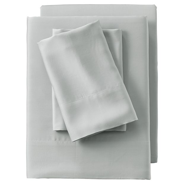 Lands End Tencel Solid Sheet Set with Pillowcases