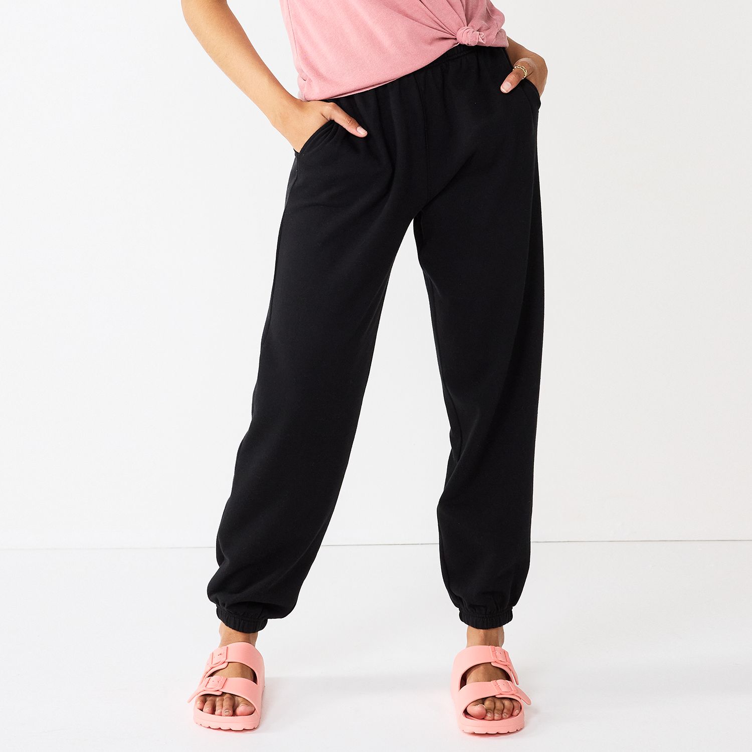 kohls womens fleece pants