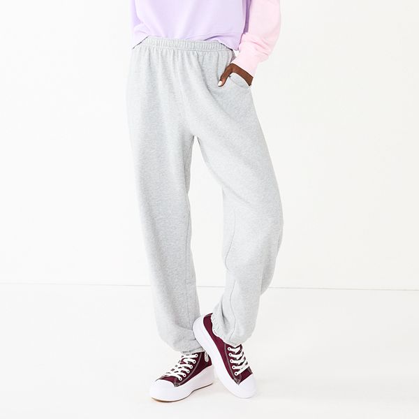 White sweatpants online kohls