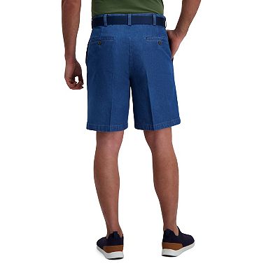 Big & Tall Haggar Work to Weekend Classic-Fit Pleated Front Jean Shorts