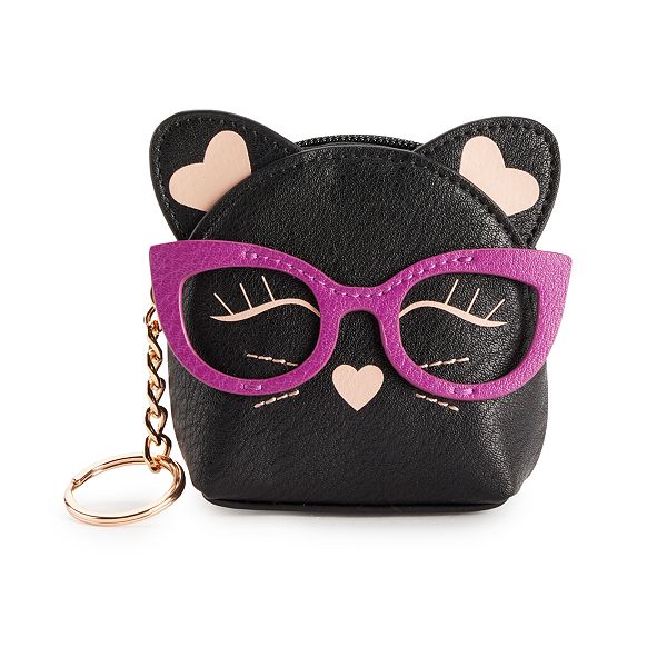  LC Lauren Conrad Cat Coin Purse : Clothing, Shoes & Jewelry