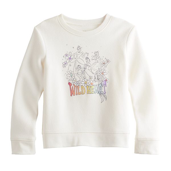 Girls 4-12 Disney Princesses Graphic Fleece Sweatshirt by Jumping Beans®