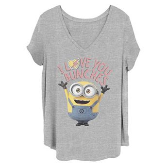 Juniors' Plus Size Despicable Me Minions I Love You Bunches Tee