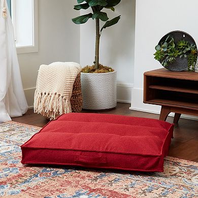 Greendale Home Fashions 32-in. Square Tufted Floor Pillow