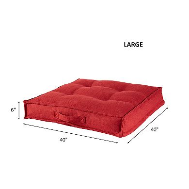Greendale Home Fashions Square Tufted Floor Pillow