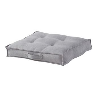 Greendale Home Fashions 40 in Square Tufted Floor Pillow