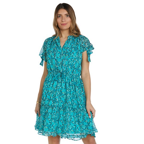 Women's Kaktus Tiered Fit & Flare Dress