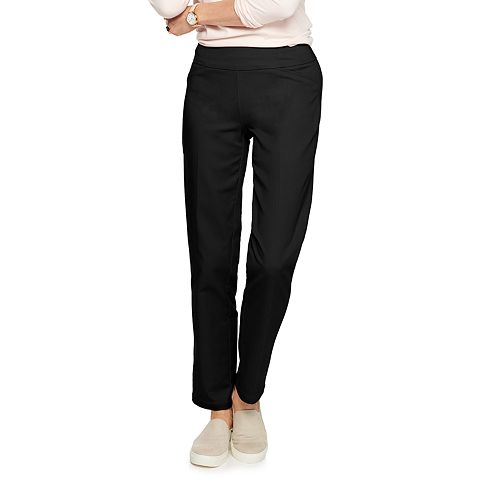 Женские прямые брюки Croft & Barrow Effortless Pull-On, петит