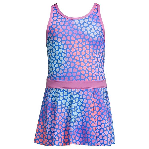 Girls 2-16 Lands' End Skirted One-Piece Swimsuit in Regular, Slim & Plus