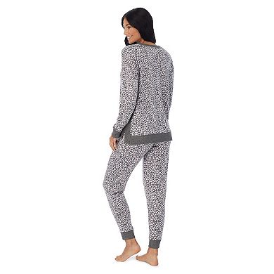 Women's Cuddl Duds® Kangaroo Pocket Pajama Top and Banded Bottom Pajama ...