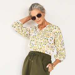 kohls ladies white blouses