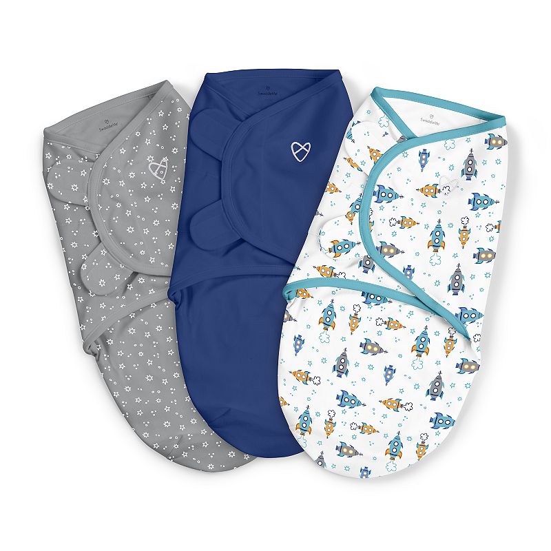 Summer Infant - SwaddleMe Original Swaddle 3 PkLarge (3-6 months) Superstar Boy