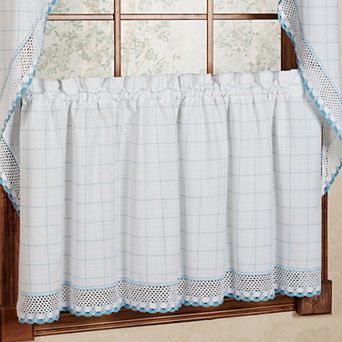 Sweet Home Adirondack 2 Panel Cotton Kitchen Window Curtain Set