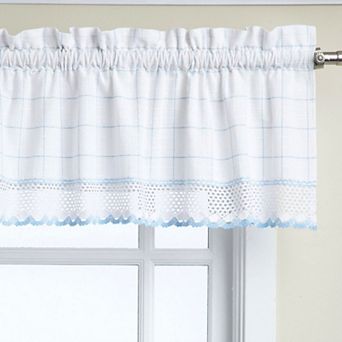 Sweet Home Adirondack Cotton Kitchen Singular Window Curtain