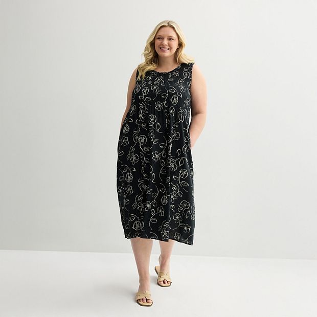 green emerald velvet dress Herringbone Work Dress in Navy White Check main image 0
