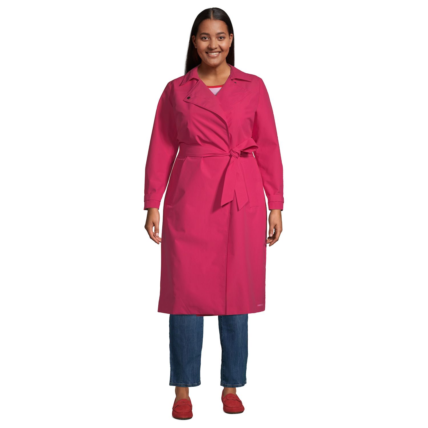 lands end plus size womens coats