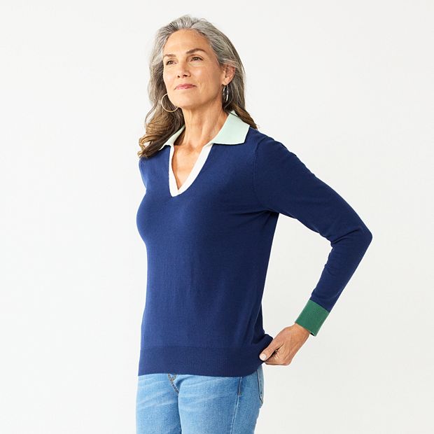 Kohl's croft and barrow womens sweaters outlet