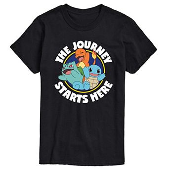 Men's Pokemon Journey Starts Tee