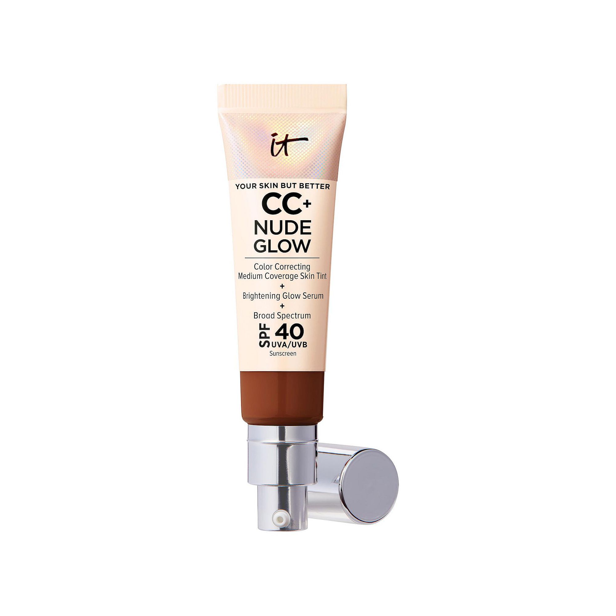 IT Cosmetics CC+ Nude Glow Lightweight Foundation + Glow Serum with SPF 40 