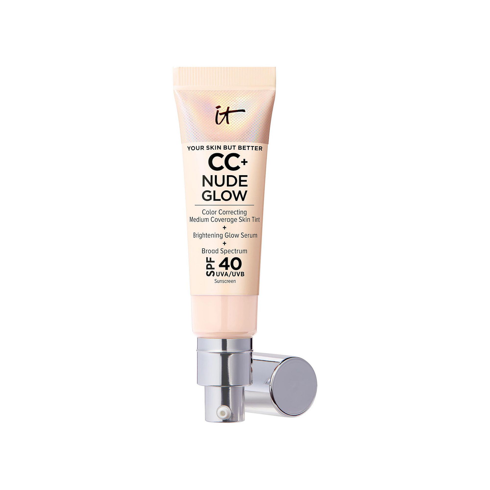 IT Cosmetics CC+ Nude Glow Lightweight Foundation + Glow Serum with SPF 40 