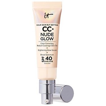 IT Cosmetics CC+ Nude Glow Lightweight Foundation + Glow Serum with SPF 40 and Niacinamide