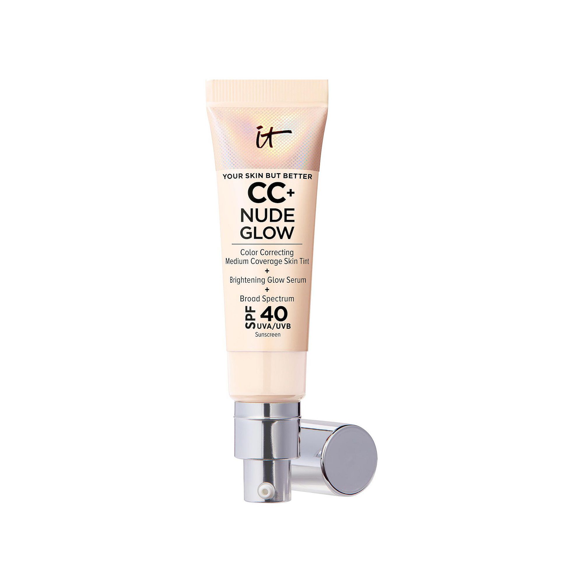 IT Cosmetics CC+ Nude Glow Lightweight Foundation + Glow Serum with SPF 40 