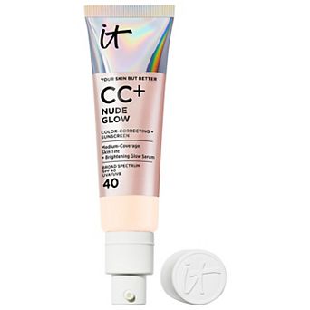 IT Cosmetics CC+ Nude Glow Lightweight Foundation + Glow Serum with SPF 40 and Niacinamide