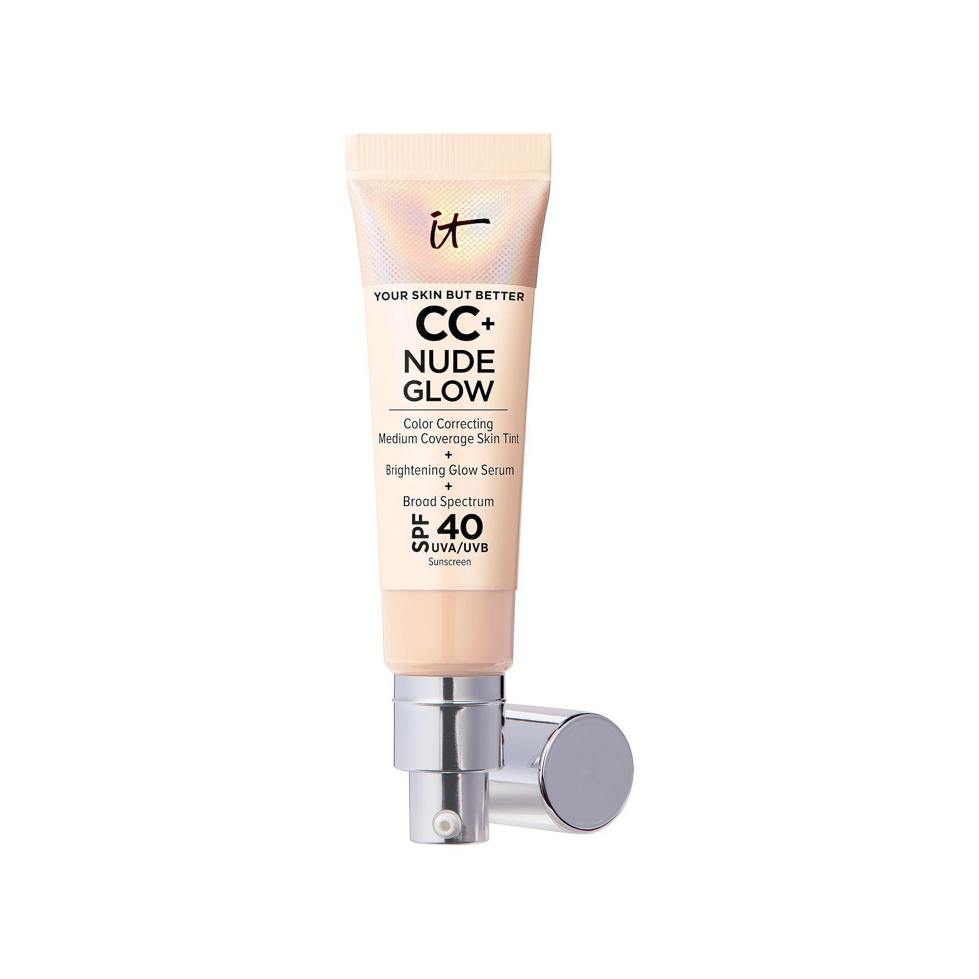 IT Cosmetics CC+ Nude Glow Lightweight Foundation + Glow Serum with SPF 40 