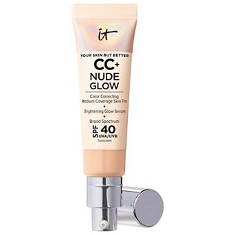 IT Cosmetics CC+ Nude Glow Lightweight Foundation + Glow Serum with SPF 40 and Niacinamide