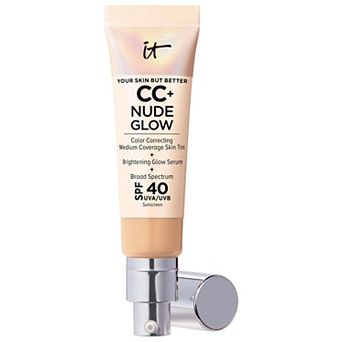 IT Cosmetics CC+ Nude Glow Lightweight Foundation + Glow Serum with SPF 40 and Niacinamide