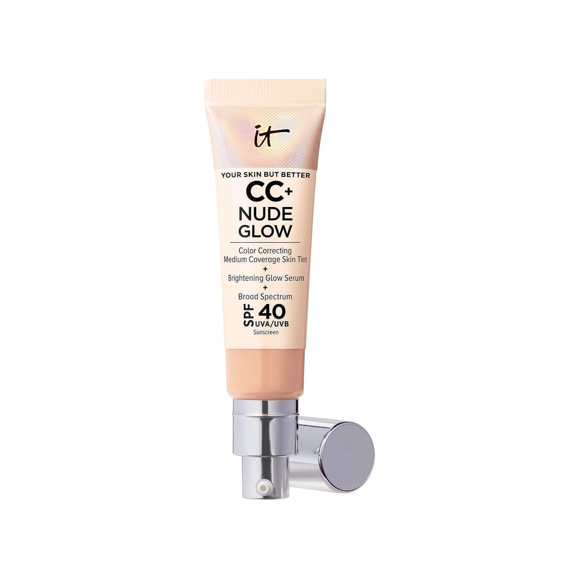 IT Cosmetics CC+ Nude Glow Lightweight Foundation + Glow Serum with SPF 40 