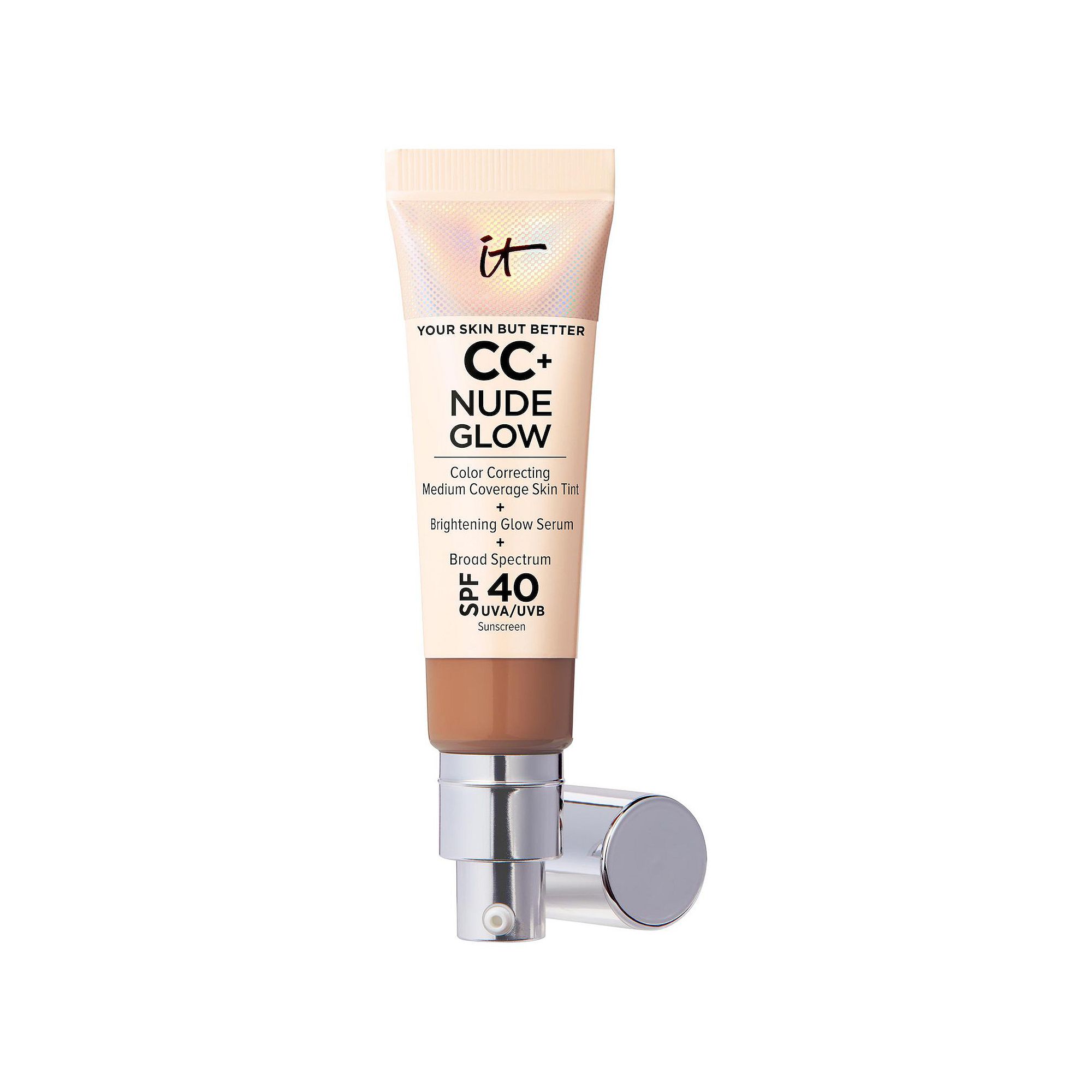 IT Cosmetics CC+ Nude Glow Lightweight Foundation + Glow Serum with SPF 40 