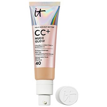IT Cosmetics CC+ Nude Glow Lightweight Foundation + Glow Serum with SPF 40 and Niacinamide