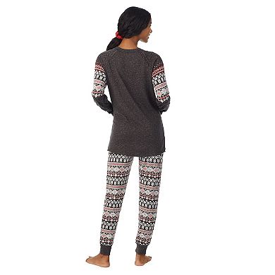 Maternity Cuddl Duds® 3-pc. Sweater Knit Pajama Top, Banded Bottom ...