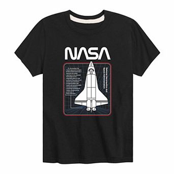 Boys 8-20 NASA Shuttle Space Graphic Tee