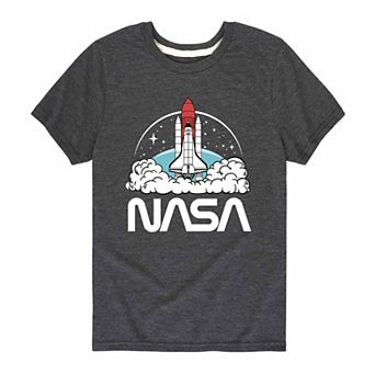 Boys 8-20 NASA Orbiter Takeoff Graphic Tee