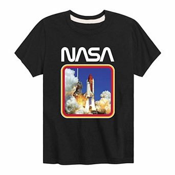 Boys 8-20 NASA Retro Shuttle Launch Graphic Tee