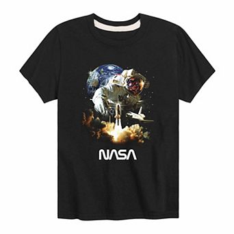 Boys 8-20 NASA Astronaut Rocket Launch Graphic Tee