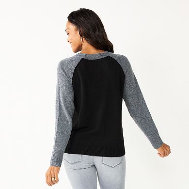 Women's Sonoma Goods For Life® Pull-On Raglan Sweater