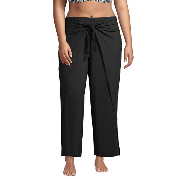 Plus Size Lands' End Swim Cover-Up Pareo Pants