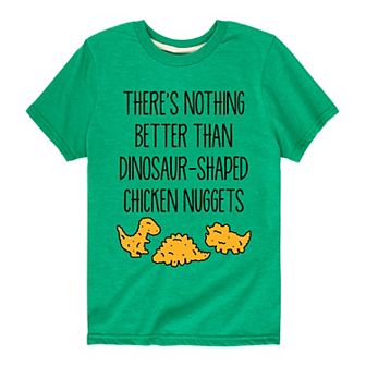 Boys 8-20 Dinosaur Chicken Nuggets Graphic Tee