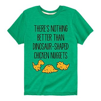 Boys 8-20 Dinosaur Chicken Nuggets Graphic Tee