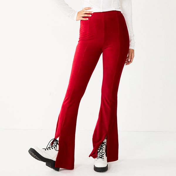 Juniors' SO® High-Rise Pull on Flare Pants