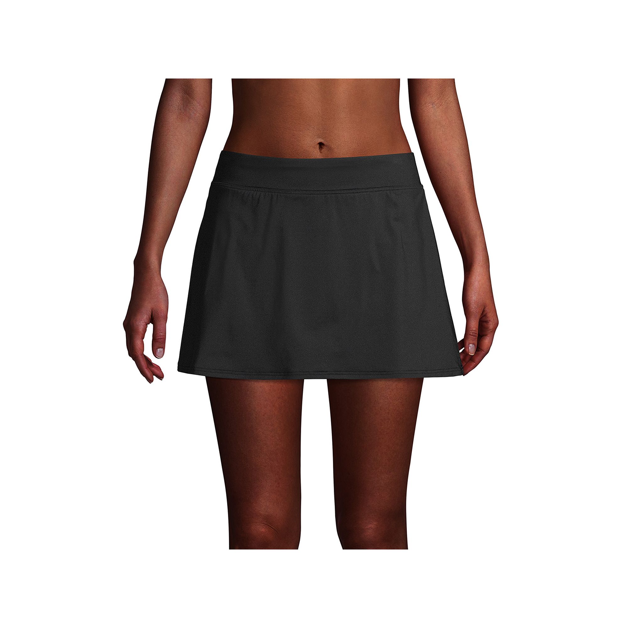 Petite Lands End UPF 50 Tummy Control Swim Skirt, Womens, Size: 2 Petite,