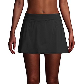 Petite Lands' End UPF 50 Tummy Control Swim Skirt
